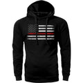 Thin Red Flag USA Firefighter Cotton Fabric - Adult & Kids T-Shirts, Sweatshirts & Hoodies apparel design preview 1