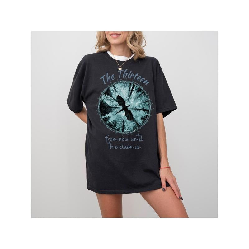 Thirteen Throne Glass Now Until Darkness Claims Us We - Adult & Kids T-Shirts, Sweatshirts & Hoodies apparel design preview 1