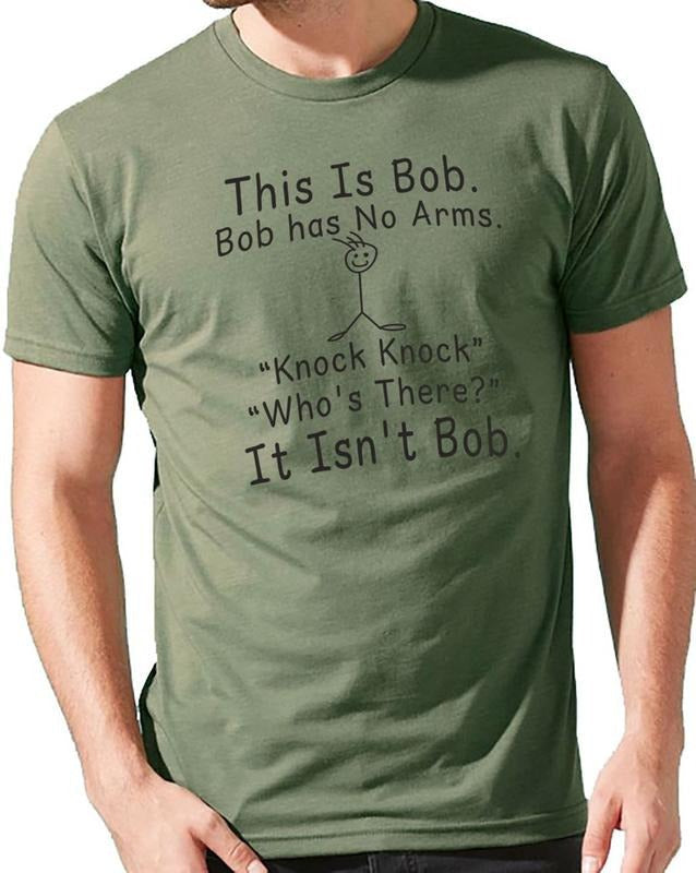 This Is Bob Has No Arms Knock Who'S There? Isn'T - Adult & Kids T-Shirts, Sweatshirts & Hoodies apparel design preview 1