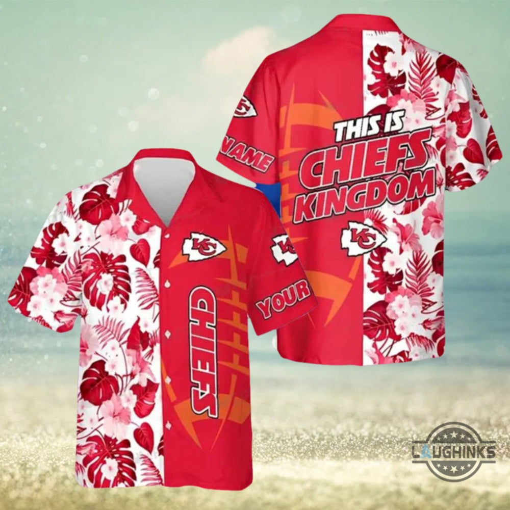 This Is Kc Chiefs Kingdom Hawaiian - Adult & Kids T-Shirts, Sweatshirts & Hoodies apparel design preview 1