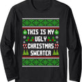 This Is My Ugly Funny Family Pajamas Xmas - Adult & Kids T-Shirts, Sweatshirts & Hoodies apparel design preview 1
