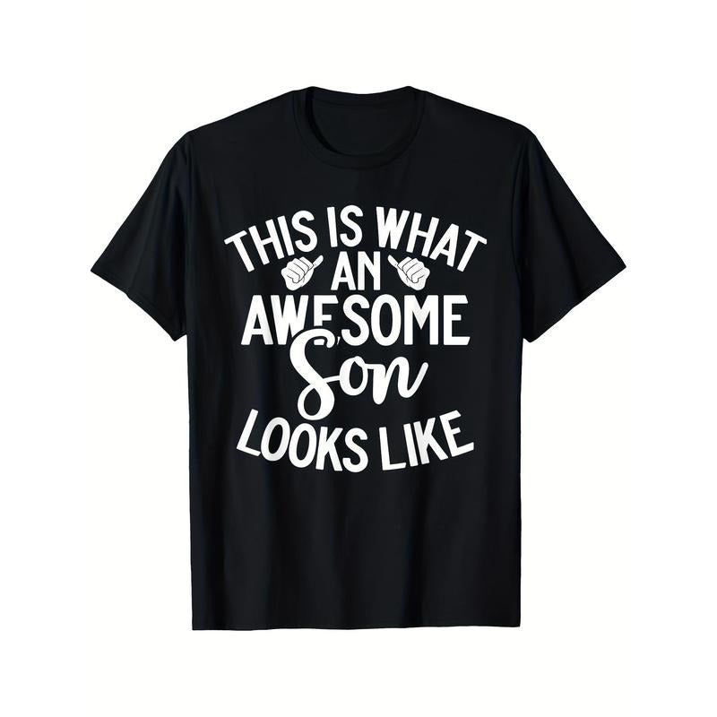 This Is What Awesome Son Like Comfortable Casual - Adult & Kids T-Shirts, Sweatshirts & Hoodies apparel design preview 1