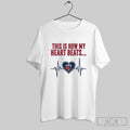 This Is How My Heart Beats Minnesota Twins - Adult & Kids T-Shirts, Sweatshirts & Hoodies apparel design preview 1