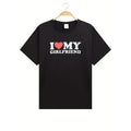 This Comfortable Features "I Love My Girlfriend" - Adult & Kids T-Shirts, Sweatshirts & Hoodies apparel design preview 1