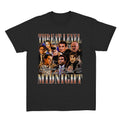 Threat Level Midnight Office Movie Vintage Retro - Adult & Kids T-Shirts, Sweatshirts & Hoodies apparel design preview 1