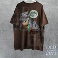 Three Possums Howling Moon Vinatge Retro Opossum - Adult & Kids T-Shirts, Sweatshirts & Hoodies apparel design preview 1