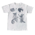 Three Raccoons Vintage Retro Raccoon Moon Lovers - Adult & Kids T-Shirts, Sweatshirts & Hoodies apparel design preview 1