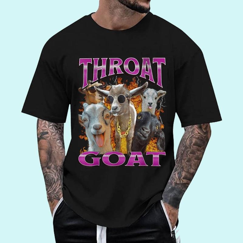 Throat Goat Funny Offensive Humor Cotton 100% Top - Adult & Kids T-Shirts, Sweatshirts & Hoodies apparel design preview 1
