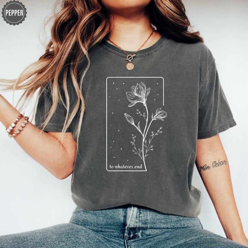 Throne Glass Flower Aelin Quote Thirteen Her Whatever - Adult & Kids T-Shirts, Sweatshirts & Hoodies apparel design preview 1
