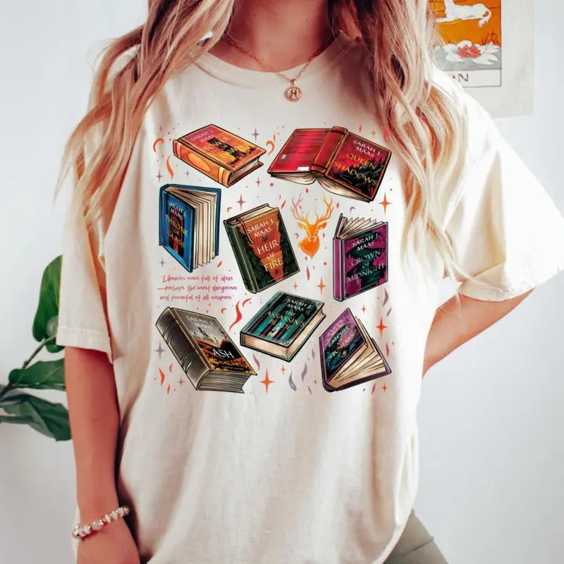 Throne Glass Bookish Fantasy Romantasy Bookworm TOG - Adult & Kids T-Shirts, Sweatshirts & Hoodies apparel design preview 1