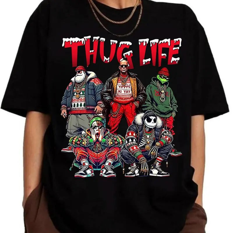 Thug Life Comedy Movies Friends Winter - Adult & Kids T-Shirts, Sweatshirts & Hoodies apparel design preview 1