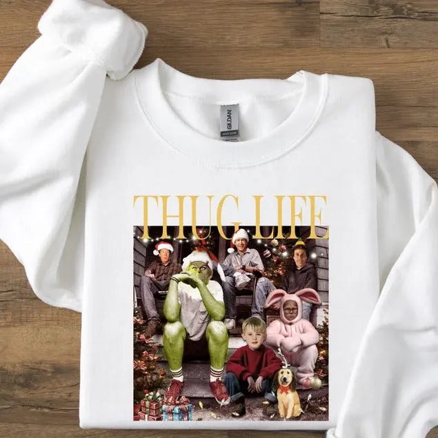 Thug Life Movie Friends Shirtstyle{N002}2 - Adult & Kids T-Shirts, Sweatshirts & Hoodies apparel design preview 1