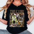 Thug Life Green Xmas Floral Mama Cartoon Movie Feelin - Adult & Kids T-Shirts, Sweatshirts & Hoodies apparel design preview 1