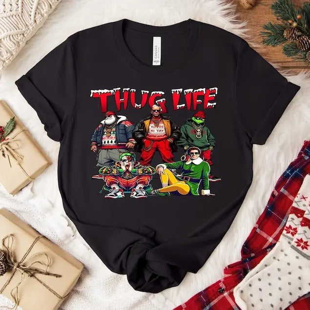 Thug Life Movie Friends - Adult & Kids T-Shirts, Sweatshirts & Hoodies apparel design preview 1