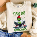 Thug Life Grinc Funny Retro Sublimation Merry Movie - Adult & Kids T-Shirts, Sweatshirts & Hoodies apparel design preview 1