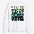Thug Life Horror Movie Green Monster Halloween - Adult & Kids T-Shirts, Sweatshirts & Hoodies apparel design preview 1