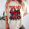 Thug Life Horror Movie Halloween Friends Characters - Adult & Kids T-Shirts, Sweatshirts & Hoodies apparel design preview 1