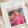 Thug Life Trum Make America Again Vote Trump Daddy - Adult & Kids T-Shirts, Sweatshirts & Hoodies apparel design preview 1