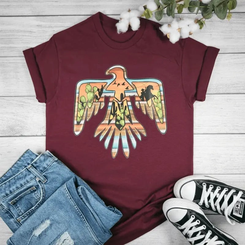 Thunderbird Sunset - Adult & Kids T-Shirts, Sweatshirts & Hoodies apparel design preview 1