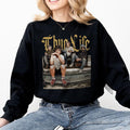 Thuuug L1fe Golden - Adult & Kids T-Shirts, Sweatshirts & Hoodies apparel design preview 1