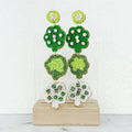 Tiered Clover Seed Bead Earrings *Final Sale* - Adult & Kids T-Shirts, Sweatshirts & Hoodies apparel design preview 1