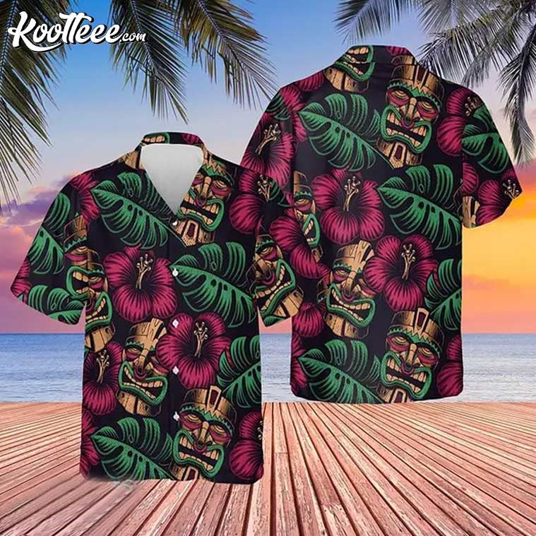 Tiki Colours Of Life Summer Vacation Hawaiian - Adult & Kids T-Shirts, Sweatshirts & Hoodies apparel design preview 1