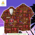 Phillies Hawaiian Tiki Lounge Exotic Pattern Baseball - Adult & Kids T-Shirts, Sweatshirts & Hoodies apparel design preview 1