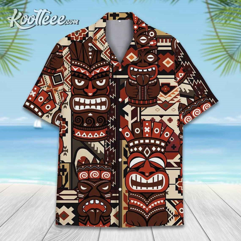 Tiki Tribal Hawaiian - Adult & Kids T-Shirts, Sweatshirts & Hoodies apparel design preview 1