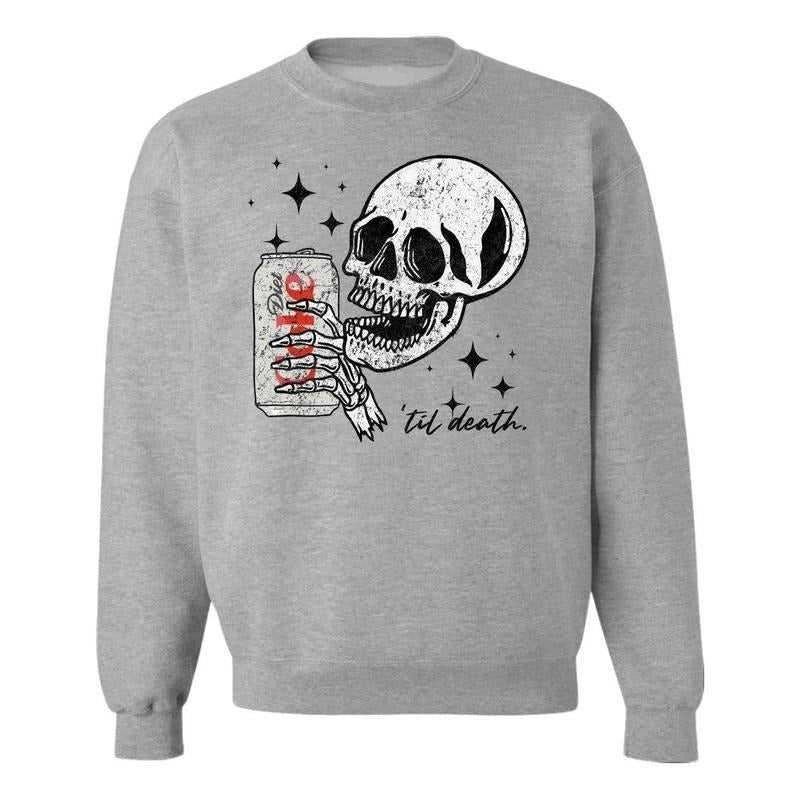 'Til Death Diet Coke' Halloween - Adult & Kids T-Shirts, Sweatshirts & Hoodies apparel design preview 1