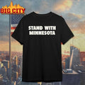 Timberwolves stand with minnesota - Adult & Kids T-Shirts, Sweatshirts & Hoodies apparel design preview 1