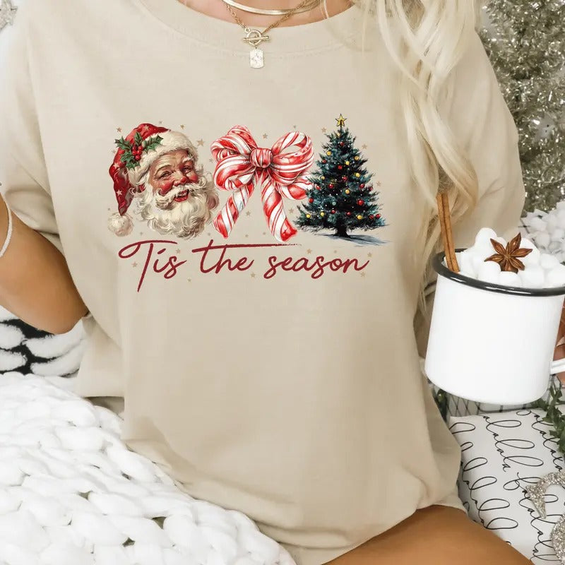 Tis Season Soft Short Sleeve - Adult & Kids T-Shirts, Sweatshirts & Hoodies apparel design preview 1