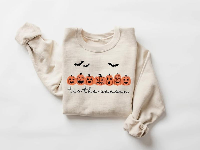 Tis Season Halloween Spooky Coffee Menswear Tops - Adult & Kids T-Shirts, Sweatshirts & Hoodies apparel design preview 1