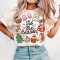 Tis Season Hot Cocoa Cotton Fabric Fit Womenswear Top - Adult & Kids T-Shirts, Sweatshirts & Hoodies apparel design preview 1