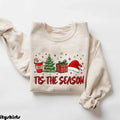 Tis Season Merry Cute Winter Cotton - Adult & Kids T-Shirts, Sweatshirts & Hoodies apparel design preview 1
