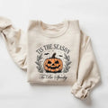 Tis Season Be Spooky Halloween Pumpkin Fall Party - Adult & Kids T-Shirts, Sweatshirts & Hoodies apparel design preview 1