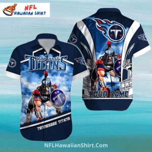 Titans Hawaiian Gladiator And Football Stadium - Adult & Kids T-Shirts, Sweatshirts & Hoodies apparel design preview 1