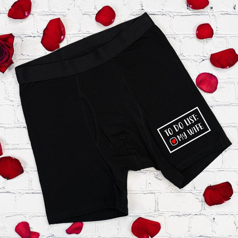 Do List My Wife Underwear Groom Wedding Present - Adult & Kids T-Shirts, Sweatshirts & Hoodies apparel design preview 1