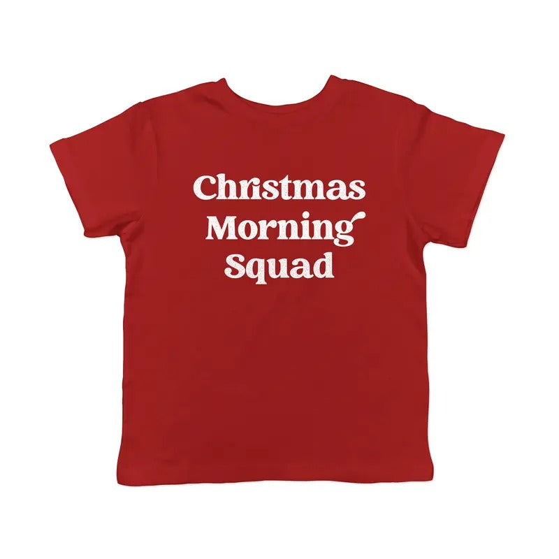 Morning Squad Funny Xmas Party Family Novelty - Adult & Kids T-Shirts, Sweatshirts & Hoodies apparel design preview 1