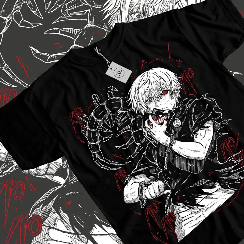 Tokyo Ghoul S 4XL Ken Kaneki Japanaise Manga Anime - Adult & Kids T-Shirts, Sweatshirts & Hoodies apparel design preview 1