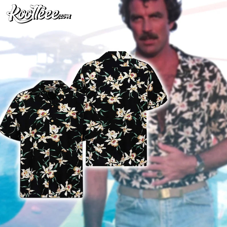 Tom Selleck Magnum P.I Hawaiian - Adult & Kids T-Shirts, Sweatshirts & Hoodies apparel design preview 1