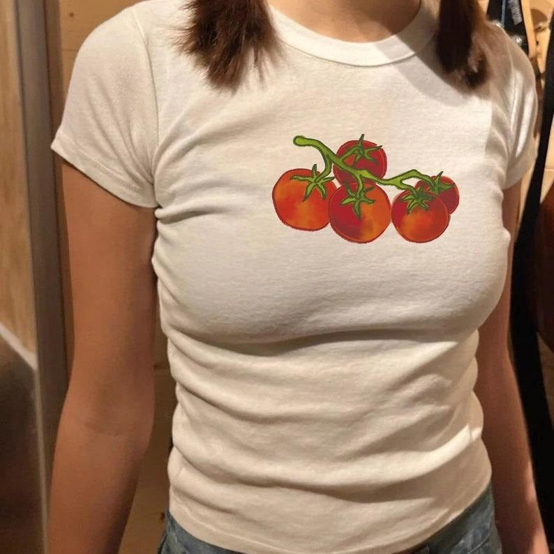 Tomato Girl Baby Coquette Pinterest Fit Streetwear - Adult & Kids T-Shirts, Sweatshirts & Hoodies apparel design preview 1
