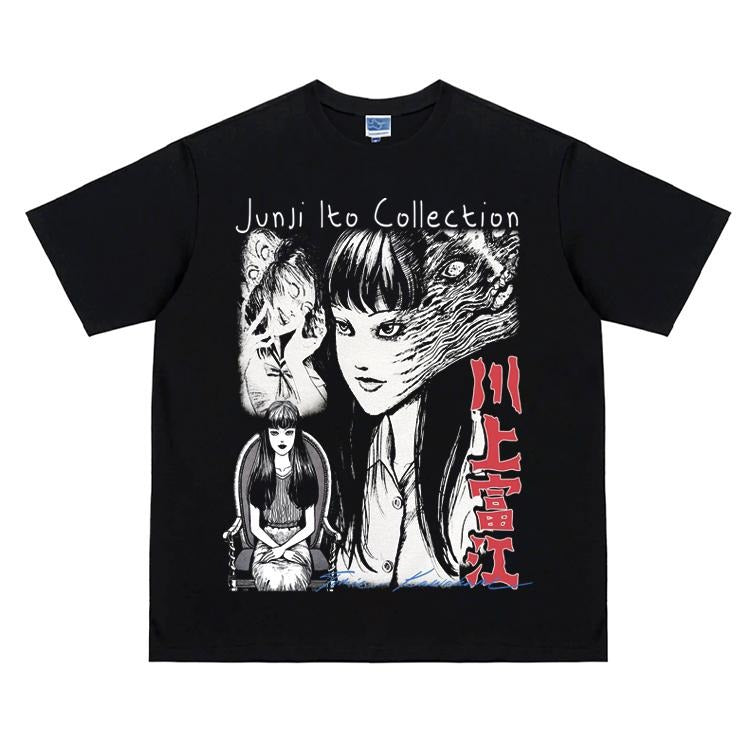 Tomie "True Self" Heavyweight Vintage 100% Cotton - Adult & Kids T-Shirts, Sweatshirts & Hoodies apparel design preview 1