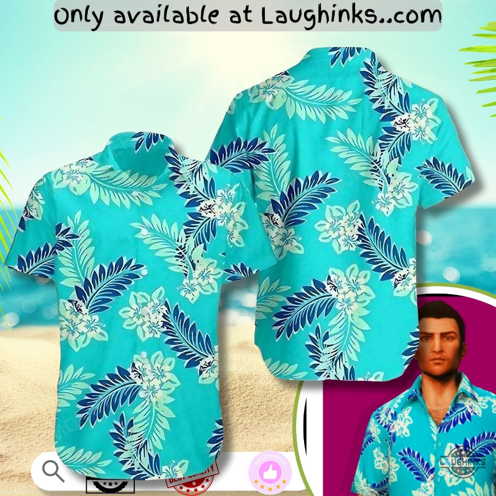 Tommy Vercetti Gta Vice City Aop Hawaiian - Adult & Kids T-Shirts, Sweatshirts & Hoodies apparel design preview 1