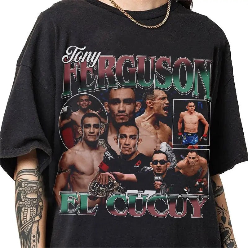 Tony Ferguson 90s Vintage Bootleg Classic Retro - Adult & Kids T-Shirts, Sweatshirts & Hoodies apparel design preview 1