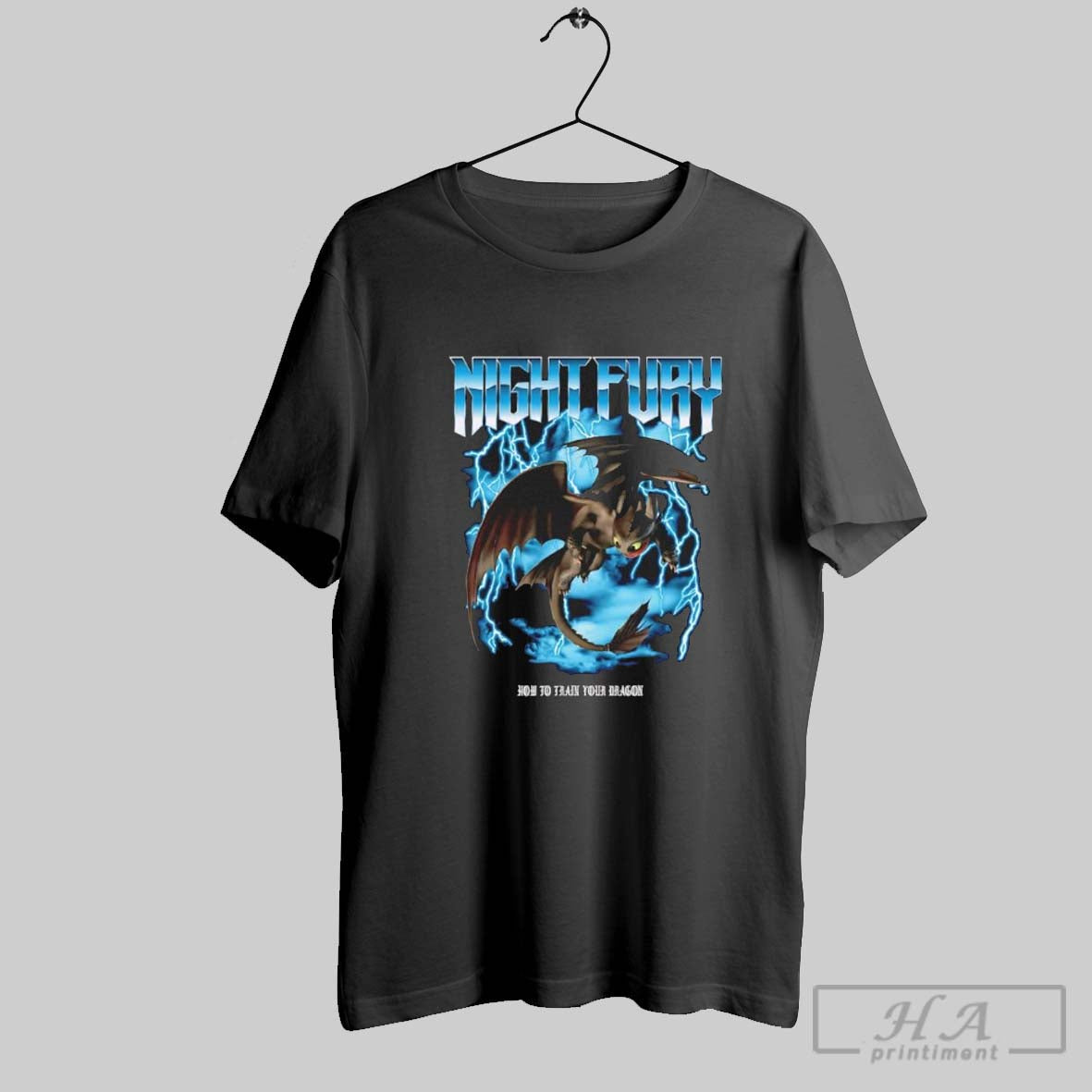 Toothless How To Train Your Dragon - Adult & Kids T-Shirts, Sweatshirts & Hoodies apparel design preview 1