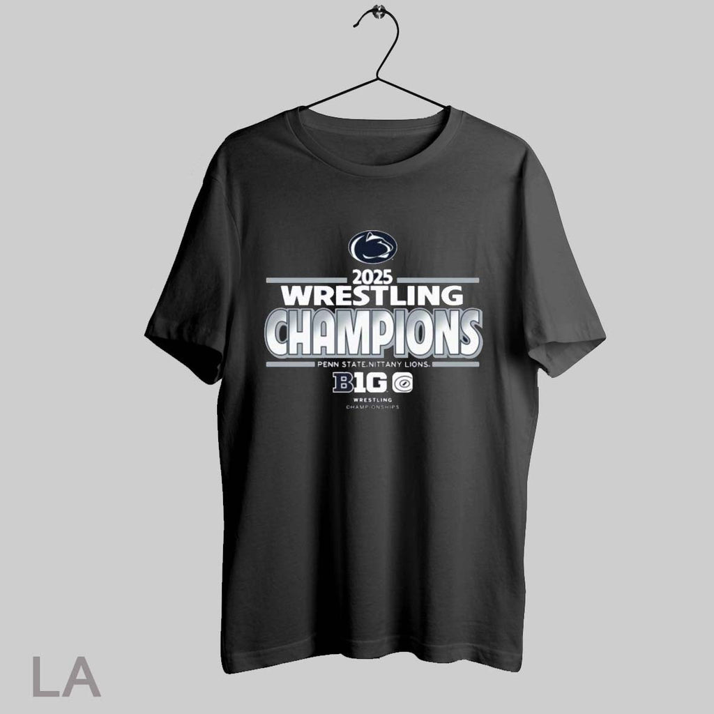 Top 2025 Wrestling Champions Penn State Nittany Lions - Adult & Kids T-Shirts, Sweatshirts & Hoodies apparel design preview 1