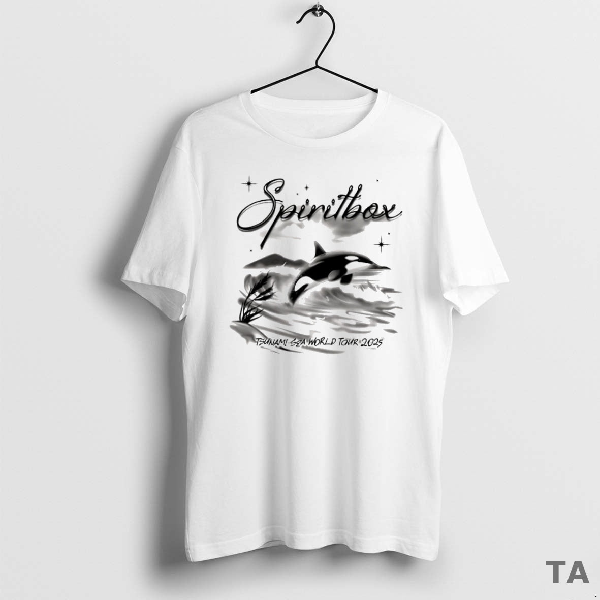 Top Airbrush Orca Sea World Tour 2025 Circle - Adult & Kids T-Shirts, Sweatshirts & Hoodies apparel design preview 1