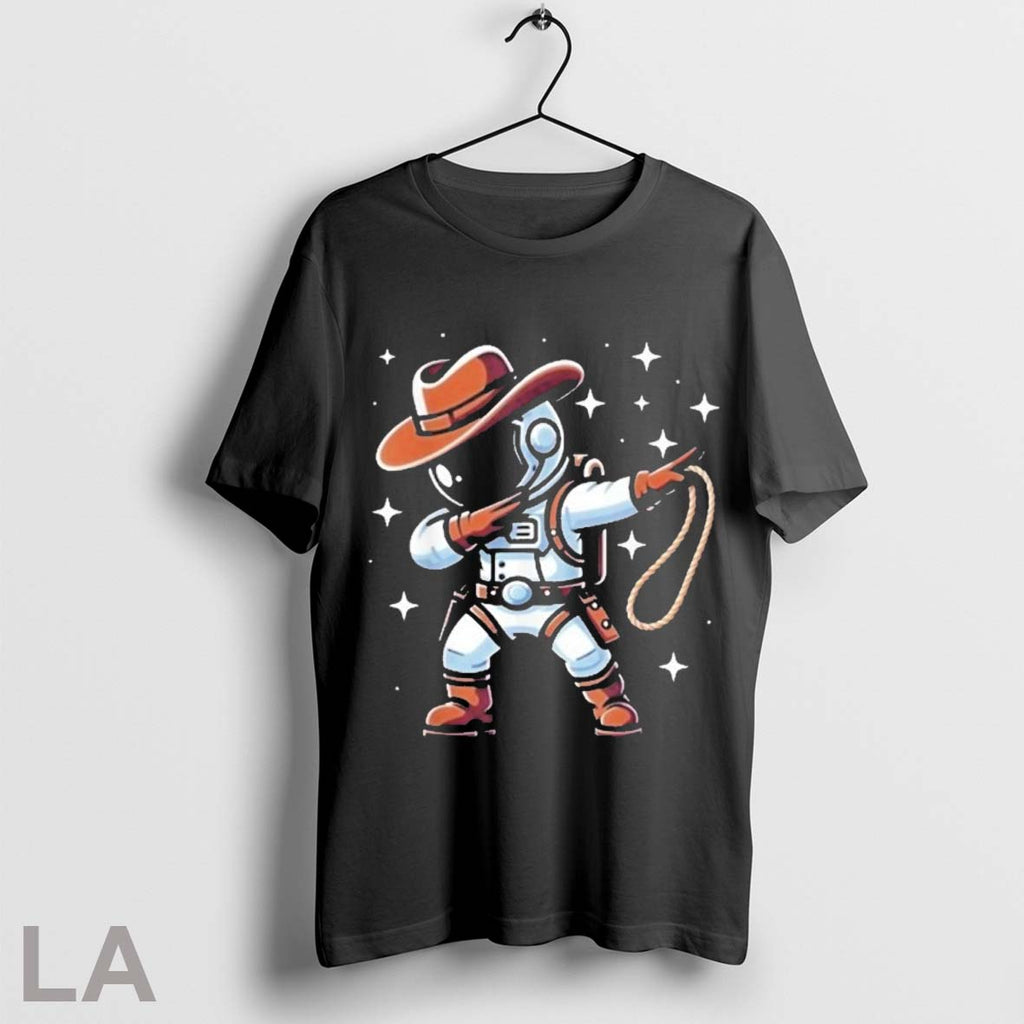 Top Astronaut Cowboy Space Dabbing - Adult & Kids T-Shirts, Sweatshirts & Hoodies apparel design preview 1
