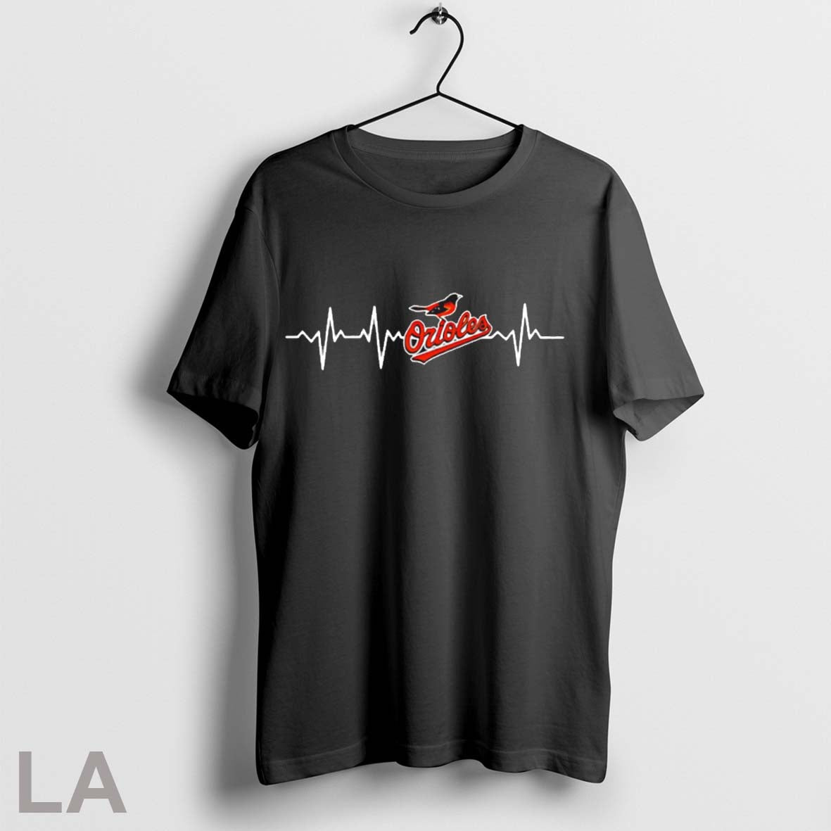 Top Baltimore Orioles Baseball Heart Beat - Adult & Kids T-Shirts, Sweatshirts & Hoodies apparel design preview 1