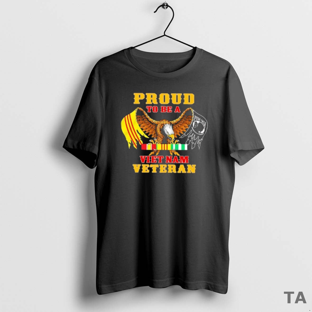 Top Eagle Proud Be Vietnam Veteran - Adult & Kids T-Shirts, Sweatshirts & Hoodies apparel design preview 1